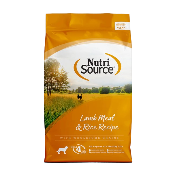 NutriSource Lamb Meal & Rice Dry Dog Food - 15 lb