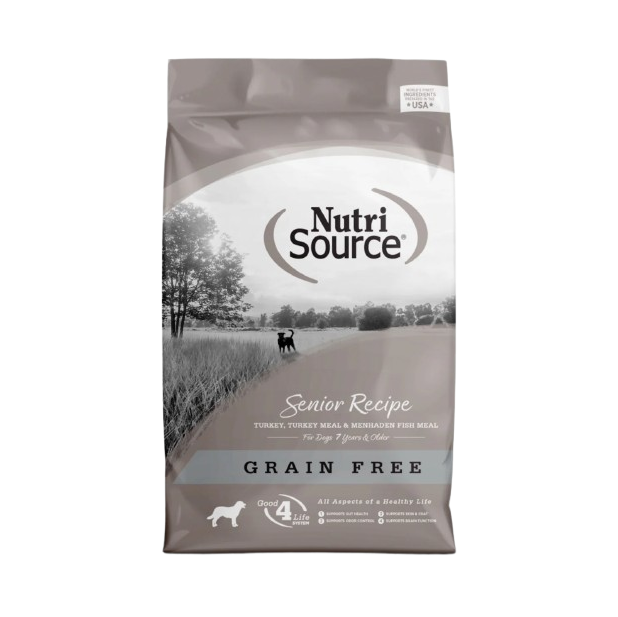 NutriSource Grain Free Senior Recipe Dry Dog Food - 5 lb