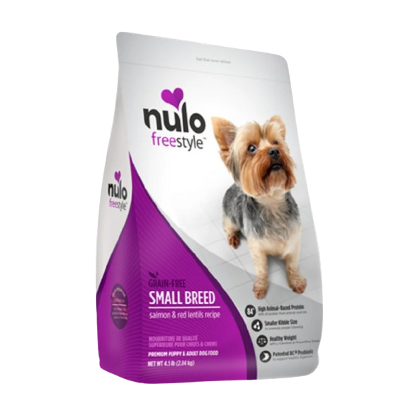 Nulo Freestyle Grain Free Small Breed Salmon and Red Lentil Dry Dog Food - 4.5 lb