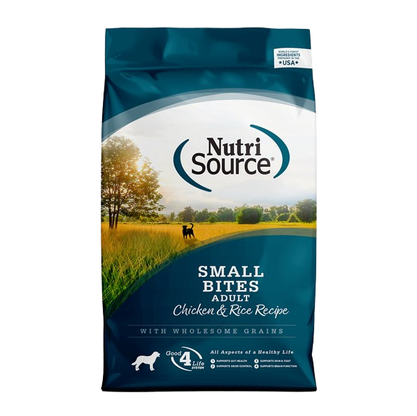 NutriSource Small Bites Chicken & Rice Recipe Dry Dog Food