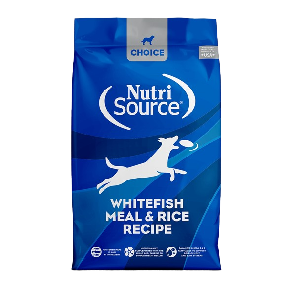NutriSource Choice Whitefish Meal & Rice Recipe Dry Dog Food - 5 lb