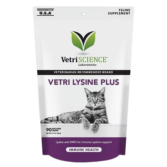 VetriScience Vetri-Lysine Plus Immune Health Bite-Sized Cat Chews