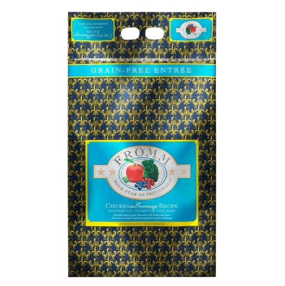 Fromm Four Star Grain Free Chicken au Frommage Dry Cat Food - 4 lb