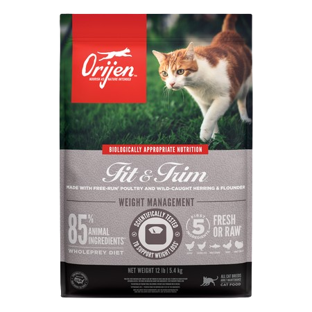 ORIJEN Grain Free Fit & Trim Dry Cat Food - 4 lb