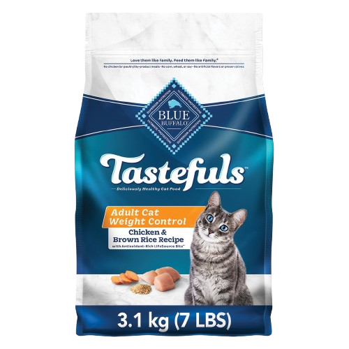 Blue Buffalo Weight Control Chicken & Brown Rice Recipe Adult Dry Cat Food - 15 lb
