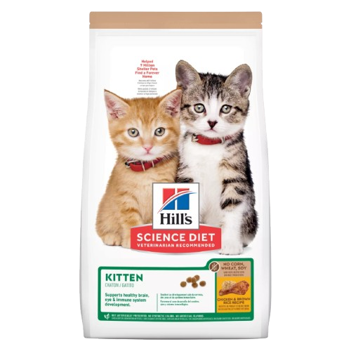 Hill's Science Diet No Corn, Wheat, or Soy Chicken Kitten Dry Cat Food - 3.5 lb