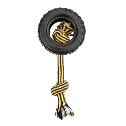 Mammoth Pet Medium 5-in Tirebiter Advanced with Rope Dog Toy