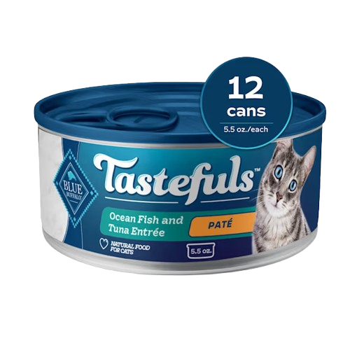 Blue Buffalo Tastefuls Natural Pate Ocean Fish & Tuna Entree Wet Cat Food
