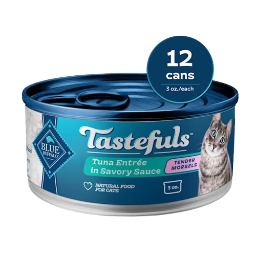 Blue Buffalo Tastefuls Natural Tender Morsels Tuna Entree Wet Cat Food