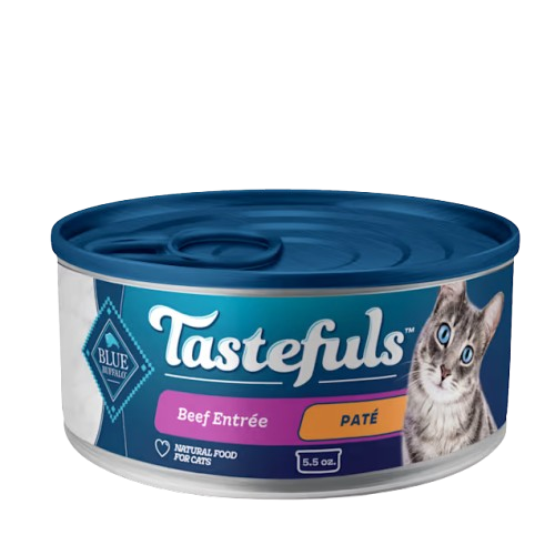 Blue Buffalo Tastefuls Natural Pate Beef Entree Wet Cat Food