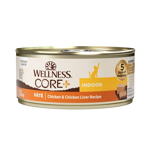 Wellness CORE Grain Free Natural Chicken, Turkey and Chicken Liver Smooth Pate Wet Canned Cat Food
