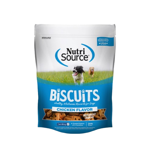 NutriSource Grain Free Chicken Biscuits Dog Treats