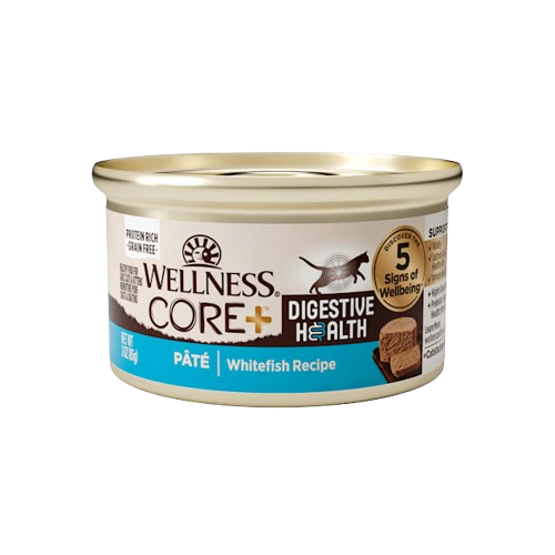 Wellness Core Digestive Health Whitefish Pate Recipe Canned Cat Food