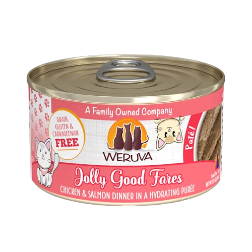 Weruva Classic Cat Pate Jolly Good Fares with Chicken & Salmon Canned Cat Food