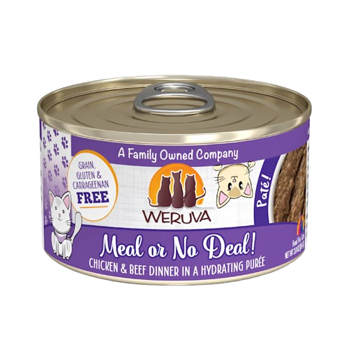 Weruva Classic Cat Pate Meal or No Deal! with Chicken & Beef Canned Cat Food