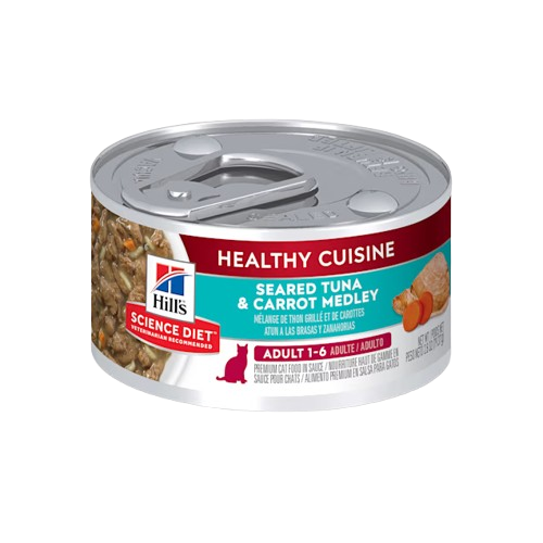Hill's Science Diet Healthy Cuisine Adult Seared Tuna & Carrot Medley Canned Cat Food