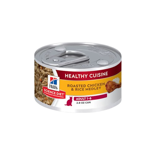 Hill's Science Diet Healthy Cuisine Adult 7+ Roasted Chicken & Rice Medley Canned Cat Food