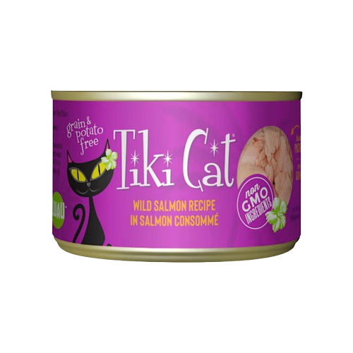 Tiki Cat Hanalei Luau Grain Free Wild Salmon In Salmon Consomme Canned Cat Food