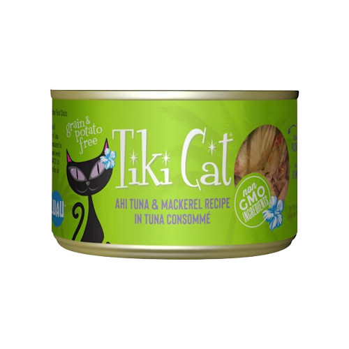 Tiki Cat Papeekeo Luau Grain Free Ahi Tuna And Mackrel In Tuna Consomme Canned Cat Food