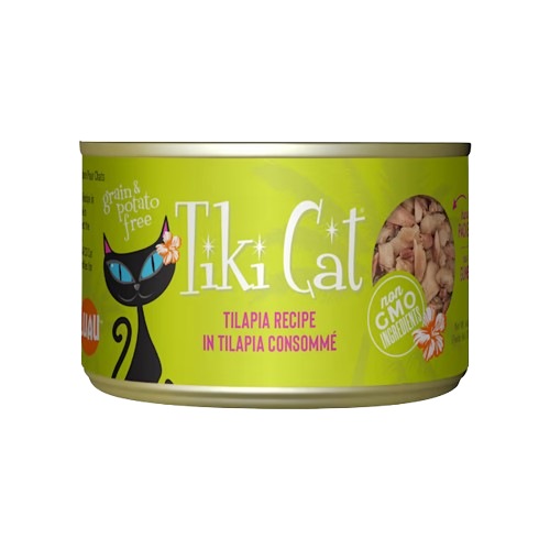 Tiki Cat Kapi'Olani Luau Grain Free Tilapia in Tilapia Consomme Canned Cat Food