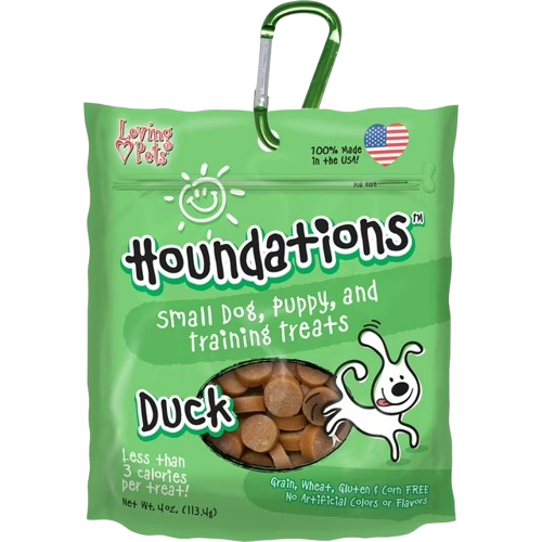 Loving Pets Houndations Grain Free Duck Training Dog Treats