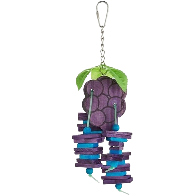 A&E Cage Company Happy Beaks Small Grapes Bird Toy