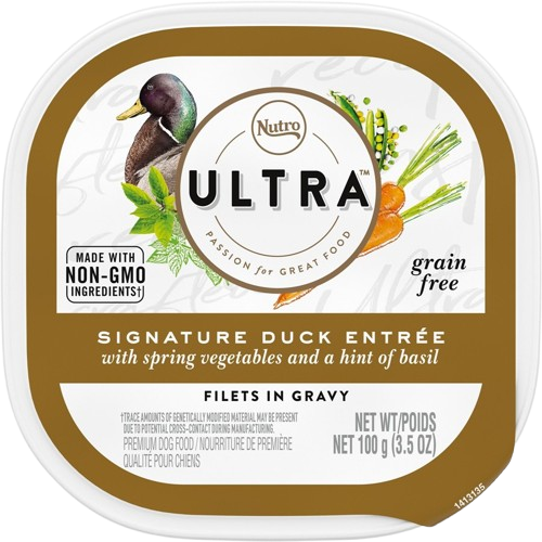 Nutro Ultra Grain Free Signature Duck Entree Filets in Gravy Wet Dog Food