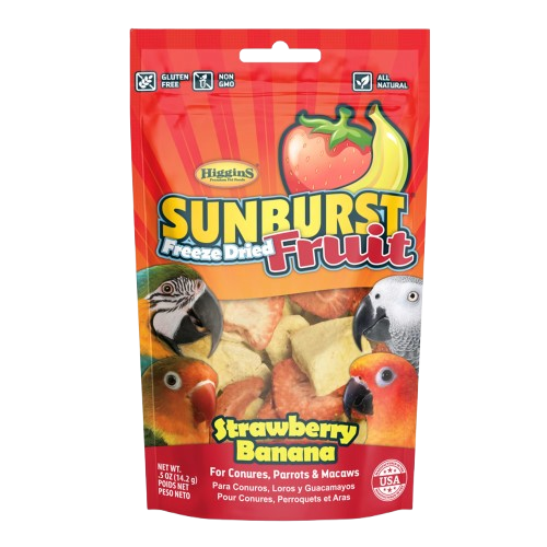 Higgins Sunburst Freeze Dried Fruit Strawberry Banana Treat