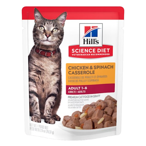 Hill's Science Diet Chicken & Spinach Casserole Adult Wet Cat Food