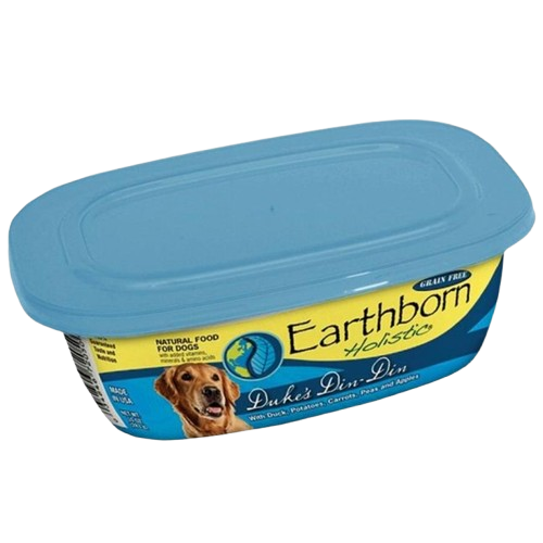 Earthborn Holistic Duke's Din Din Gourmet Dinners Grain Free Moist Dog Food Tubs