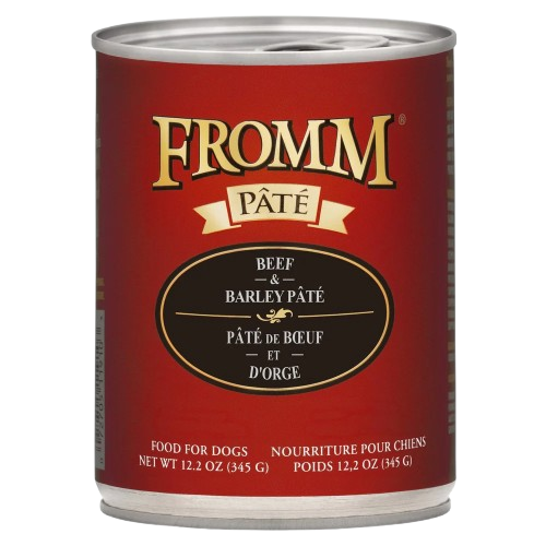 Fromm Gold Beef & Barley Pate Canned Dog Food
