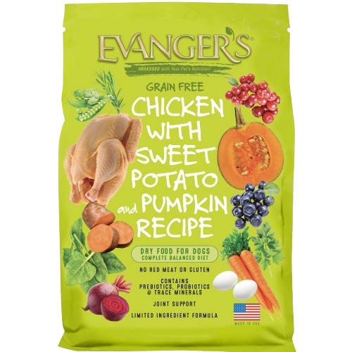 Evangers Grain Free Chicken Sweet Potato and Pumpkin Dry Dog Food