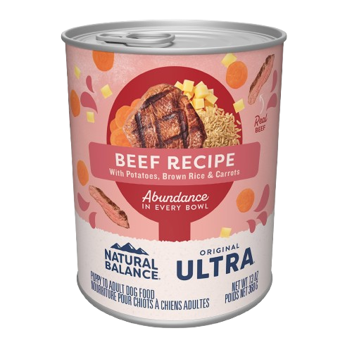 Natural Balance Ultra Premium Beef Formula Canned Dog Food