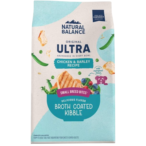 Natural Balance Original Ultra Chicken & Barley Formula Small Breed Bites Dry Dog Food