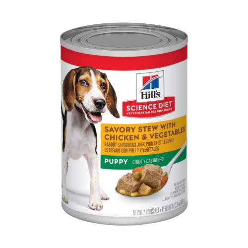 Hill's Science Diet Puppy Savory Stew Chicken & Vegetables Canned Dog Food