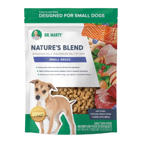 Dr. Marty Nature's Blend Small Breed Freeze Dried Raw Dog Food - 6 oz