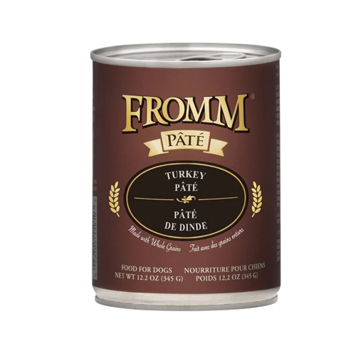 Fromm Gold Turkey Pate Canned Dog Food - 12.2 oz, case of 12