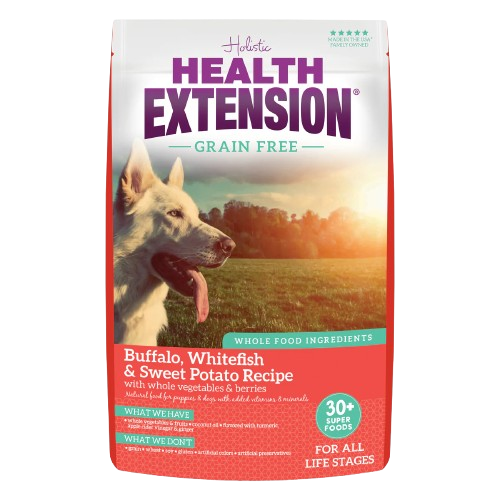 Health Extension Grain Free Buffalo and Whitefish Dry Dog Food