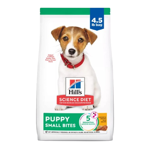Hill's Science Diet Puppy Small Bites Chicken Meal & Barley Recipe Dry Dog Food - 4.5 lb