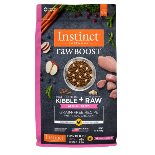 Instinct Raw Boost Small Breed Grain-Free Chicken Meal Dry Dog Food - 10 lb