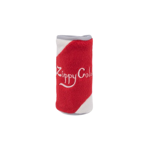 ZippyPaws Squeakie Can Dog Toy, Zippy Cola