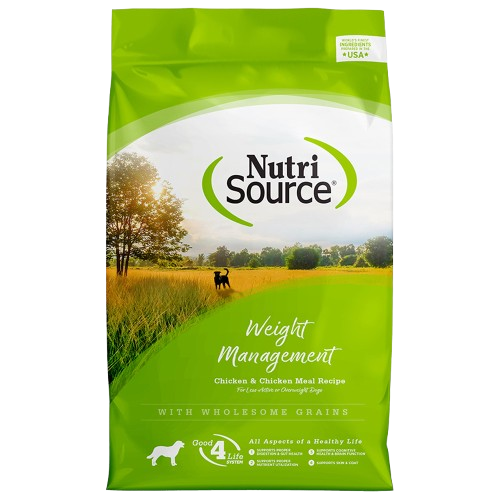 NutriSource Weight Management Chicken and Chicken Meal Dry Dog Food