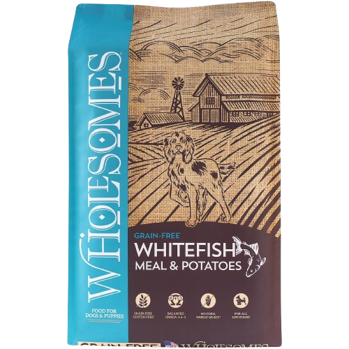 Wholesomes Whitefish Meal & Potatoes Grain-Free Dry Dog Food 35 lb