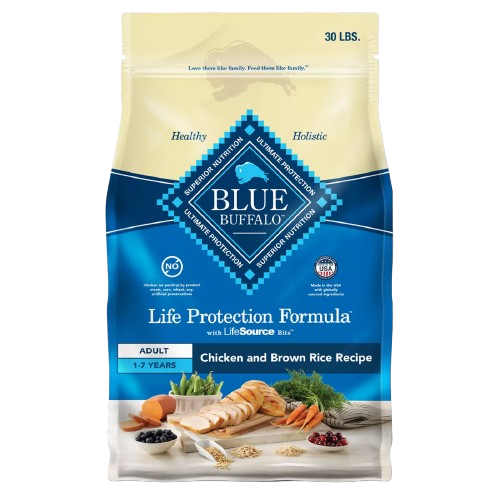 Blue Buffalo Life Protection Natural Chicken & Brown Rice Recipe Adult Dry Dog Food - 6 lb