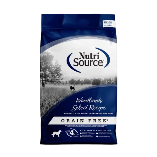 NutriSource Grain Free Woodlands Dry Dog Food - 5 lb