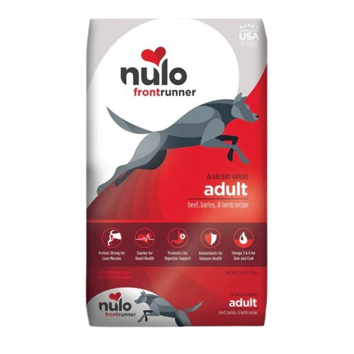 Nulo Frontrunner Beef, Barley & Lamb Adult Dry Dog Food - 23 lb