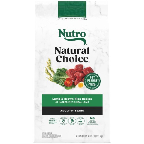 Nutro Wholesome Essentials Adult Pasture-Fed Lamb & Rice Dry Dog Food - 5 lb