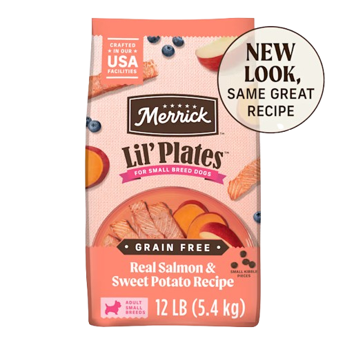 Merrick Lil' Plates Small Breed Grain Free Real Salmon & Sweet Potato Dry Dog Food - 12 lb