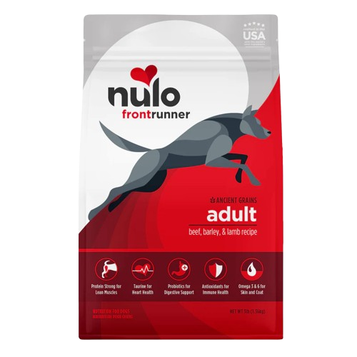 Nulo Frontrunner Adult Dog with Beef, Barley & Lamb - 11lb