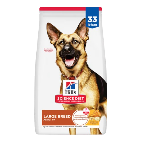 Hill's Science Diet Adult 6+ Large Breed Chicken Meal, Rice, & Barley Recipe Dry Dog Food - 15 lb
